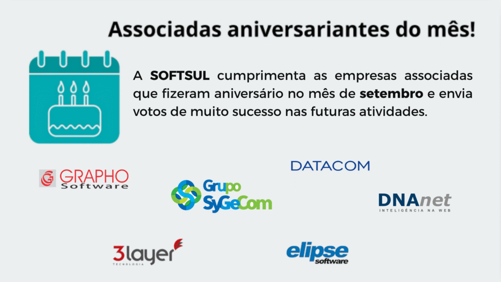 Associadas aniversariantes do mês de Setembro
