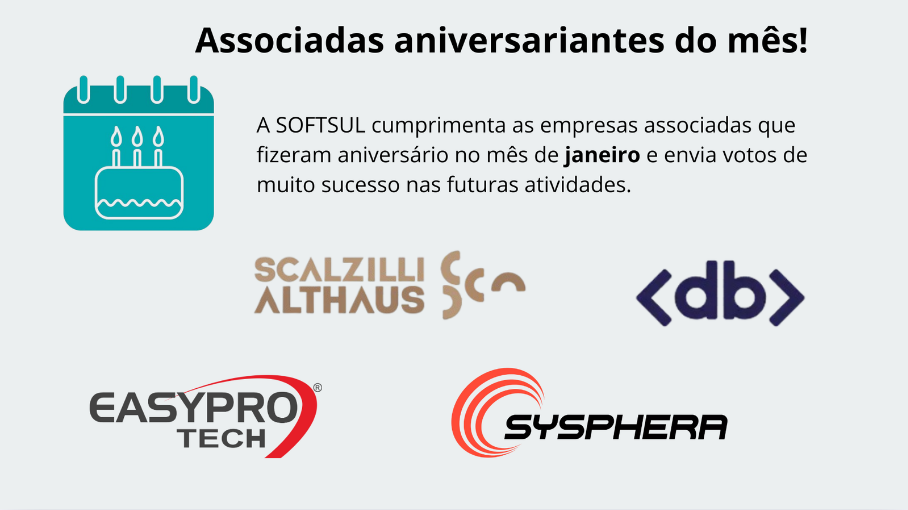 Empresas aniversariantes em Janeiro